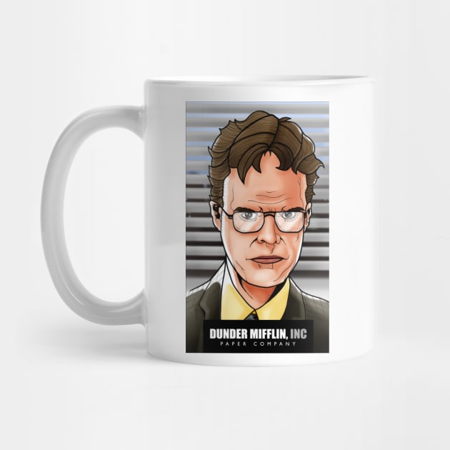 Dwight Schrute Dunder Mifflin by EvoComicsInc